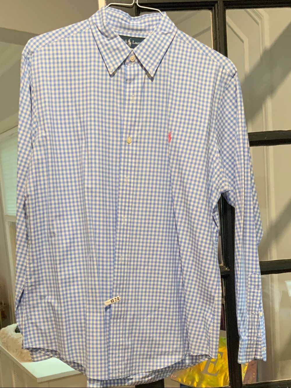 Polo by Ralph Lauren Light Blue Gingham Button-Down Shirt